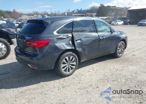 2014 Acura Mdx Technology Package from USA, damaged, VIN 5FRYD4H44EB045911